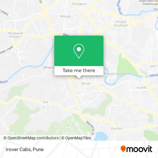 Irover Cabs map