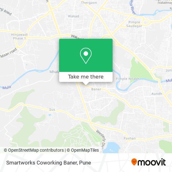 Smartworks Coworking Baner map