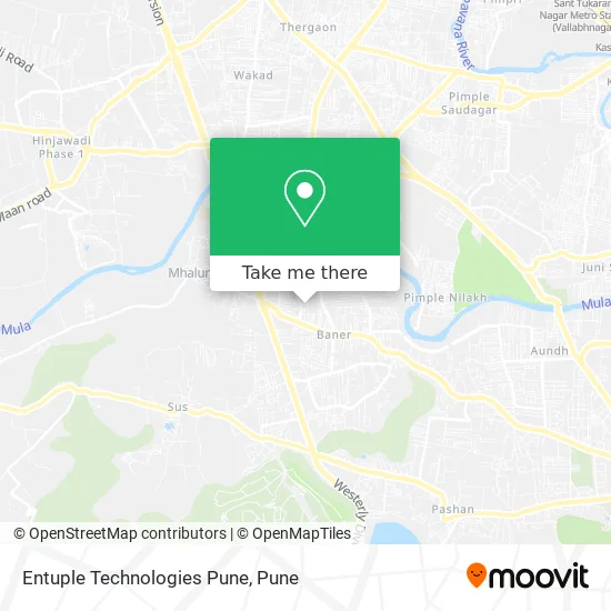 Entuple Technologies Pune map