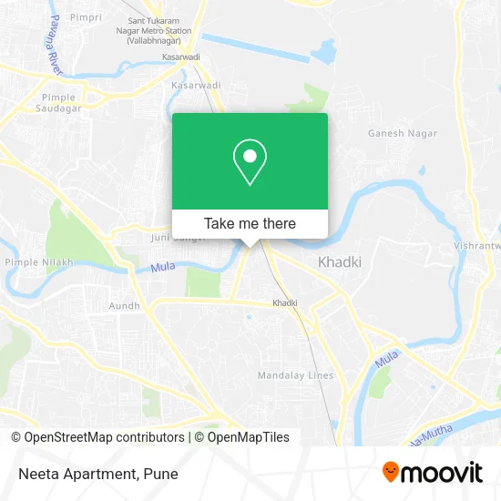 Neeta Apartment map