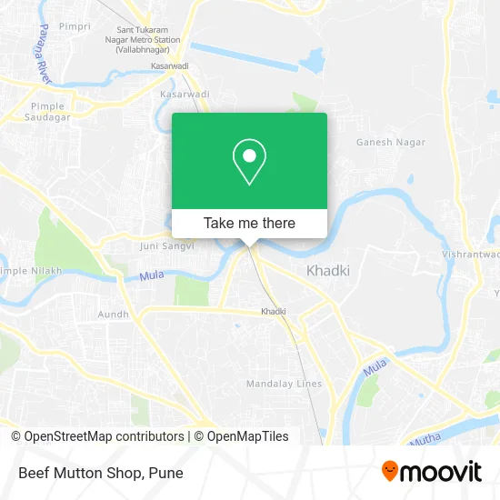 Beef Mutton Shop map