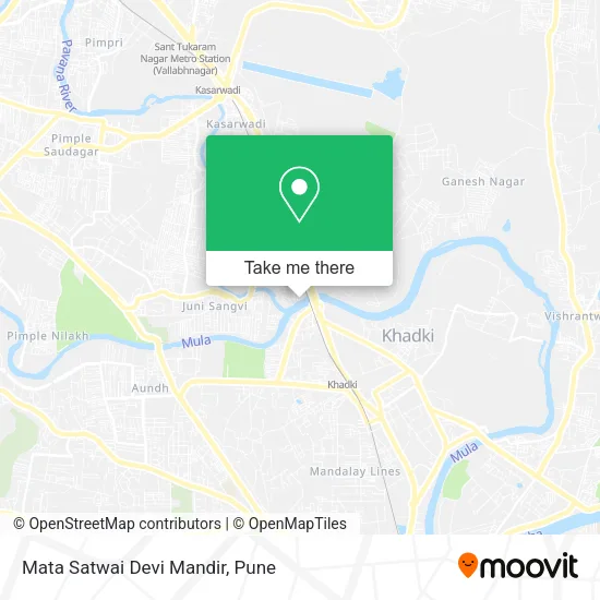 Mata Satwai Devi Mandir map