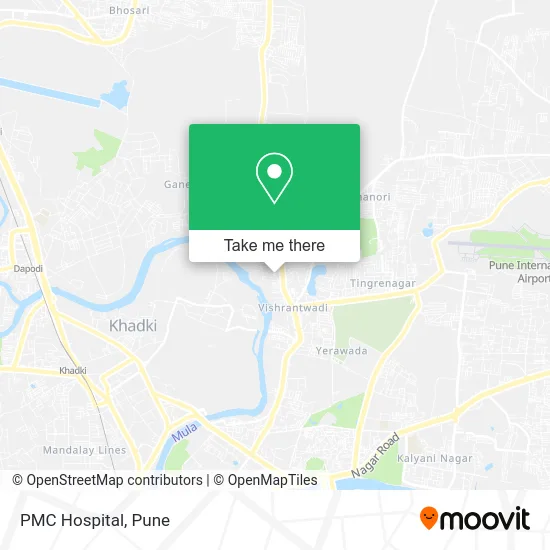 PMC Hospital map