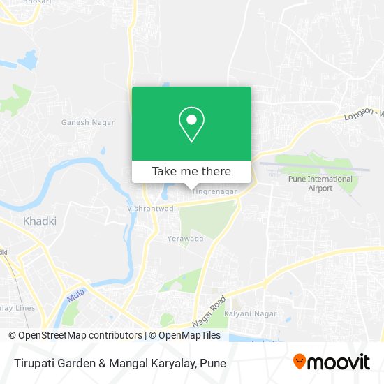 Tirupati Garden & Mangal Karyalay map
