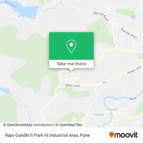 Rajiv Gandhi It Park-III Industrial Area map