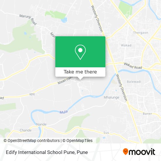Edify International School Pune map