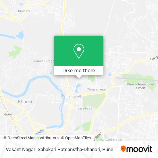 Vasant Nagari Sahakari Patsanstha-Dhanori map