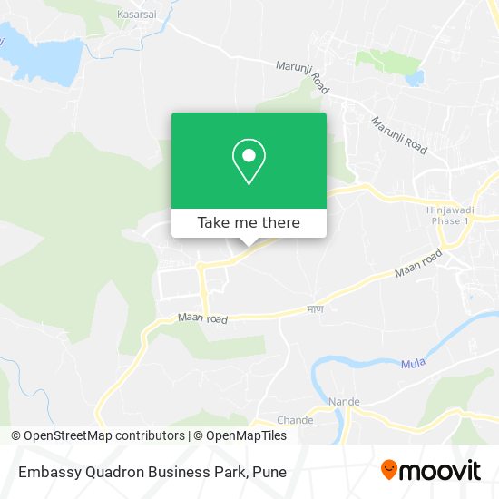 Embassy Quadron Business Park map