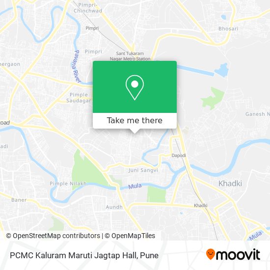 PCMC Kaluram Maruti Jagtap Hall map