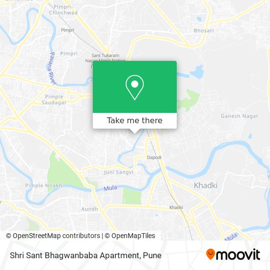 Shri Sant Bhagwanbaba Apartment map
