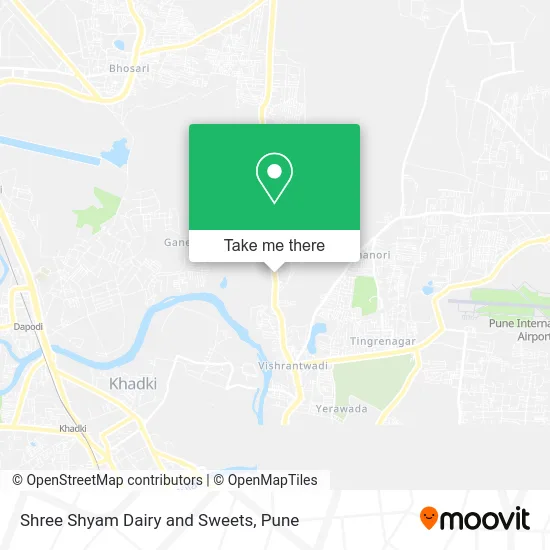 Shree Shyam Dairy and Sweets map