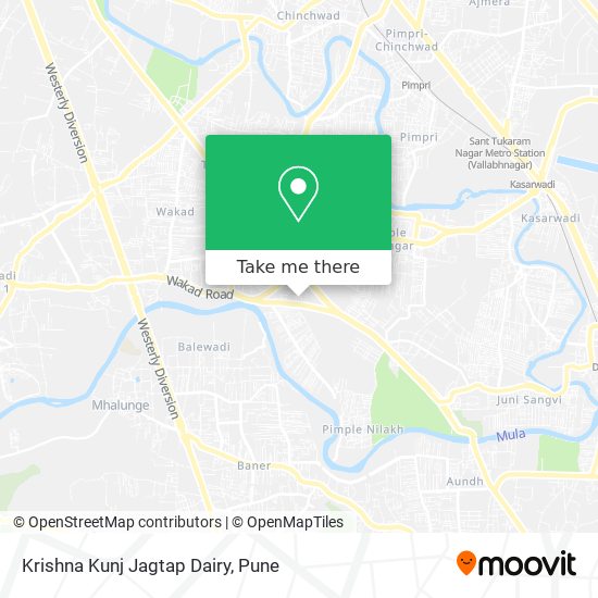 Krishna Kunj Jagtap Dairy map