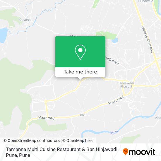 Tamanna Multi Cuisine Restaurant & Bar, Hinjawadi Pune map