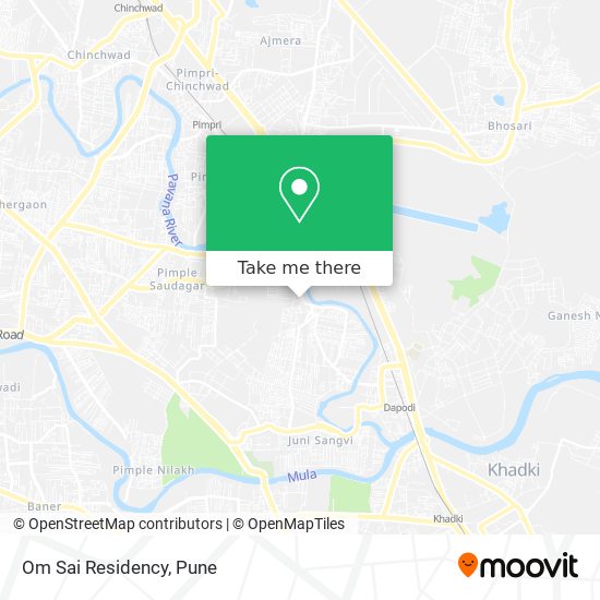 Om Sai Residency map