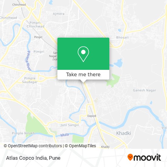 Atlas Copco India map