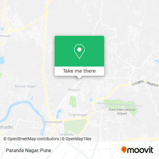 Parande Nagar map