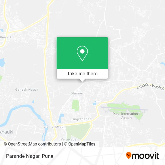 Parande Nagar map