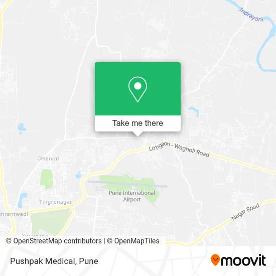 Pushpak Medical map