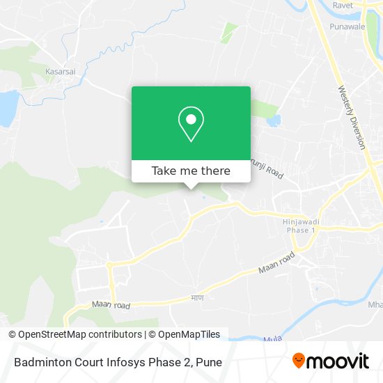 Badminton Court Infosys Phase 2 map