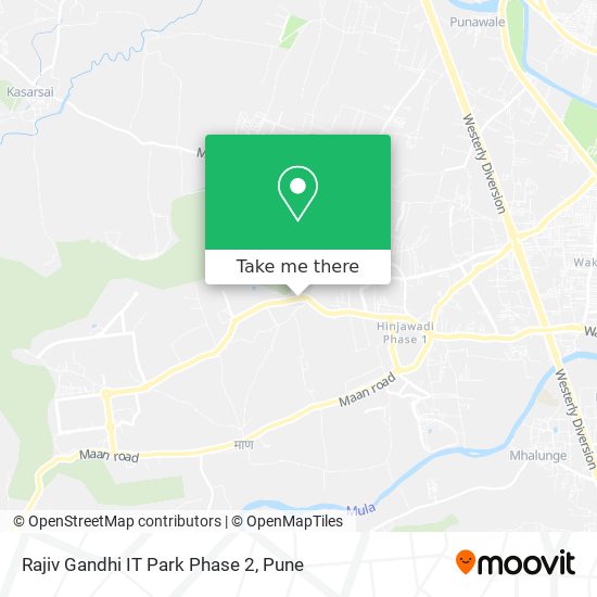 Rajiv Gandhi IT Park Phase 2 map
