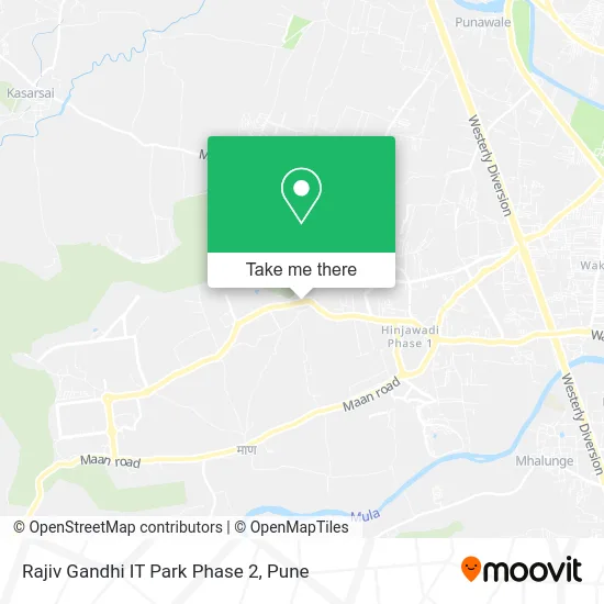 Rajiv Gandhi IT Park Phase 2 map