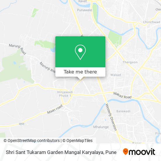 Shri Sant Tukaram Garden Mangal Karyalaya map