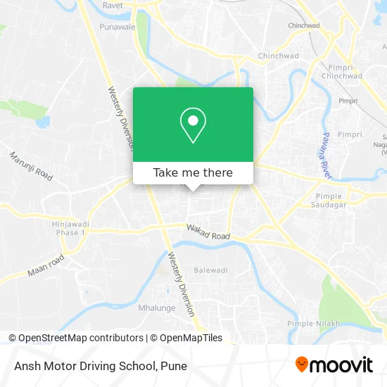 Ansh Motor Driving School map