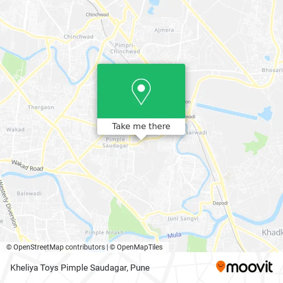 Kheliya Toys Pimple Saudagar map
