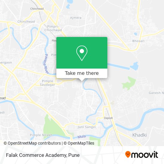 Falak Commerce Academy map