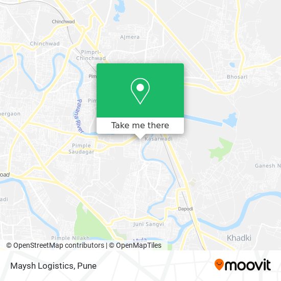 Maysh Logistics map