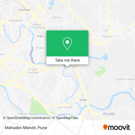 Mahadev Mandir map