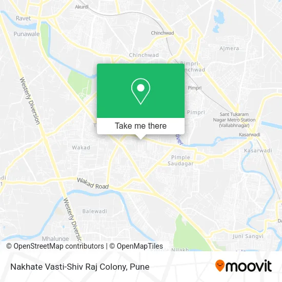 Nakhate Vasti-Shiv Raj Colony map