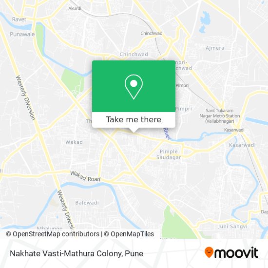 Nakhate Vasti-Mathura Colony map