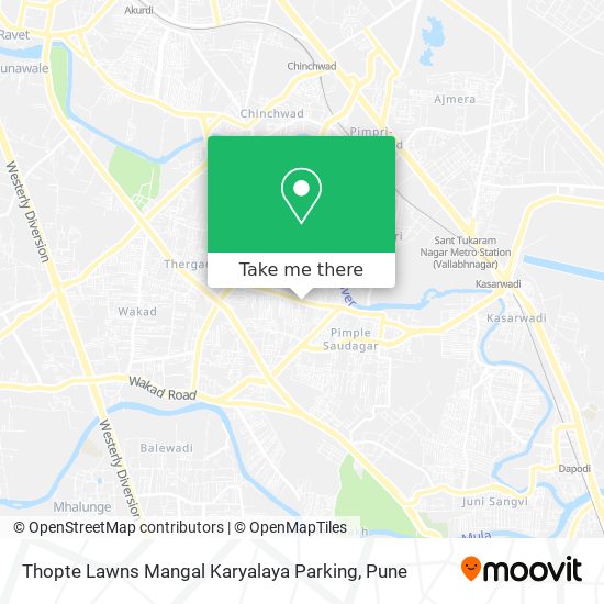 Thopte Lawns Mangal Karyalaya Parking map