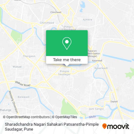 Sharadchandra Nagari Sahakari Patsanstha-Pimple Saudagar map