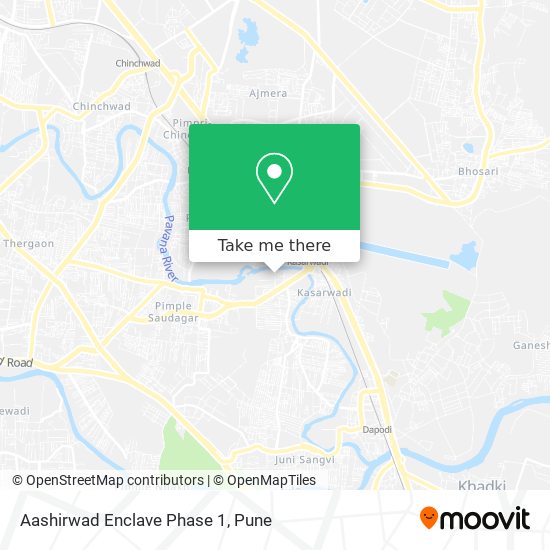 Aashirwad Enclave Phase 1 map