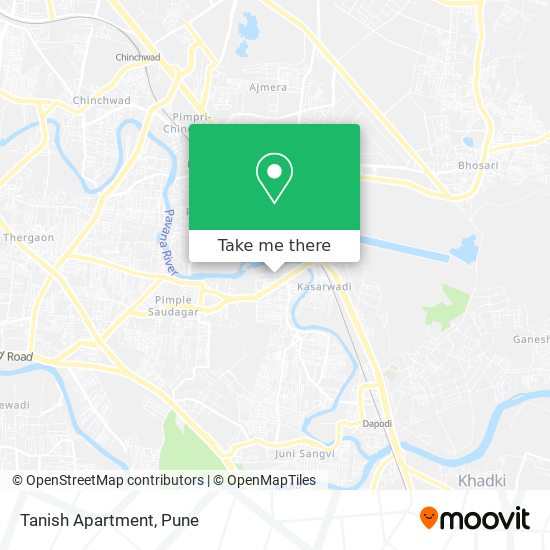 Tanish Apartment map