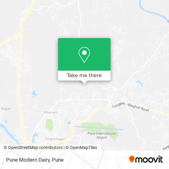 Pune Modern Dairy map