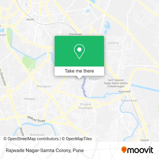 Rajwade Nagar-Samta Colony map