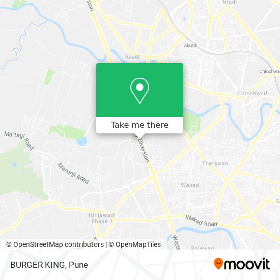 BURGER KING map