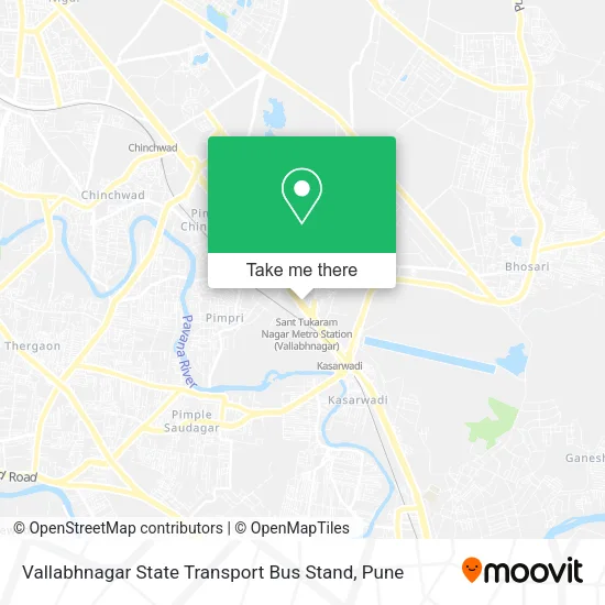 Vallabhnagar State Transport Bus Stand map