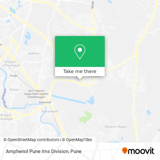 Amphenol Pune Ims Division map