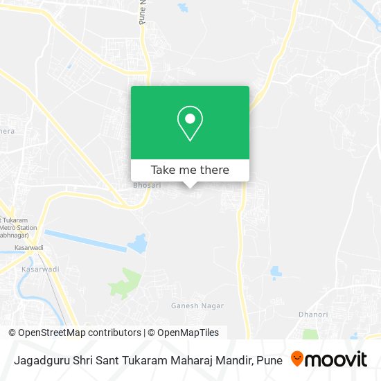 Jagadguru Shri Sant Tukaram Maharaj Mandir map