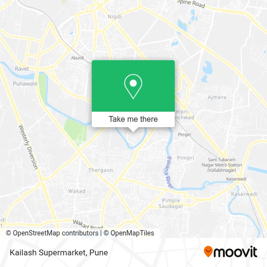 Kailash Super Market map