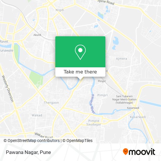 Pawana Nagar map