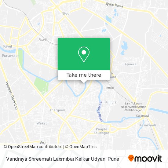 Vandniya Shreemati Laxmibai Kelkar Udyan map