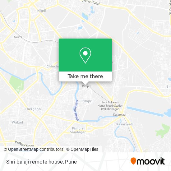 Shri balaji remote house map