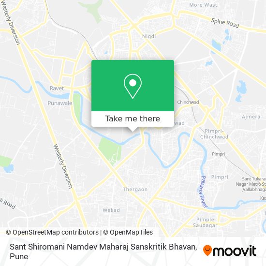 Sant Shiromani Namdev Maharaj Sanskritik Bhavan map