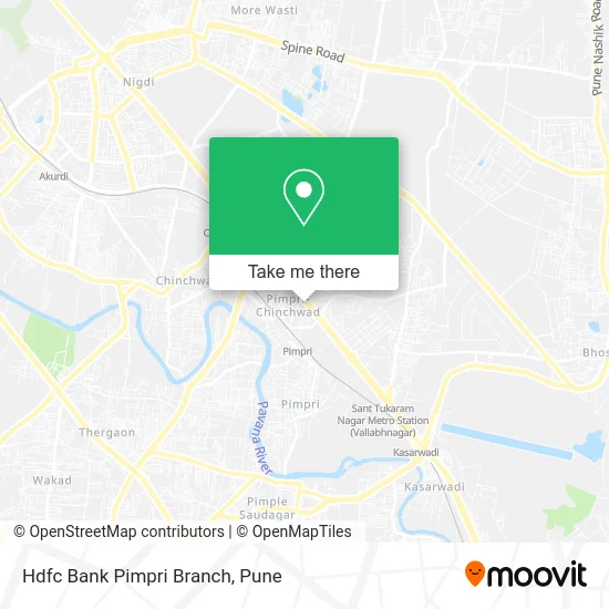 Hdfc Bank Pimpri Branch map