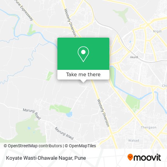 Koyate Wasti-Dhawale Nagar map